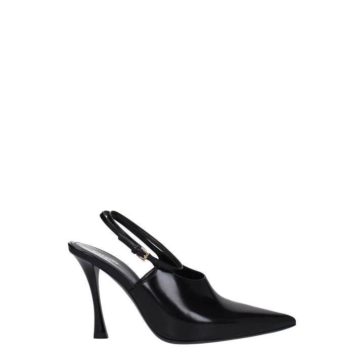 Black Leather High Heel Pumps Givenchy