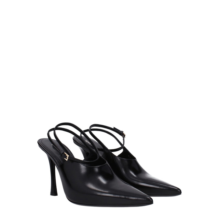 Black Leather High Heel Pumps Givenchy