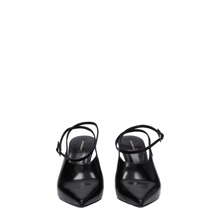 Black Leather High Heel Pumps Givenchy
