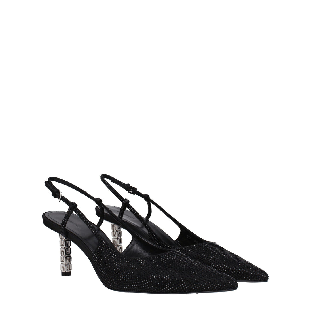 Black Fabric High Heel Pumps Givenchy