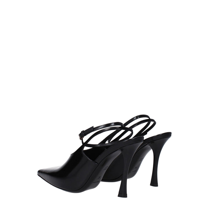 Black Leather High Heel Pumps Givenchy