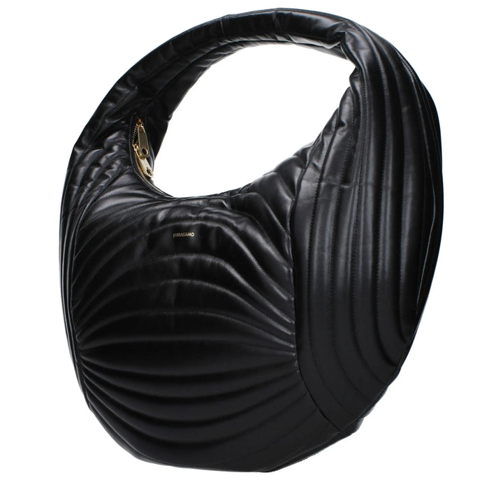 Black Leather Handbag Salvatore Ferragamo
