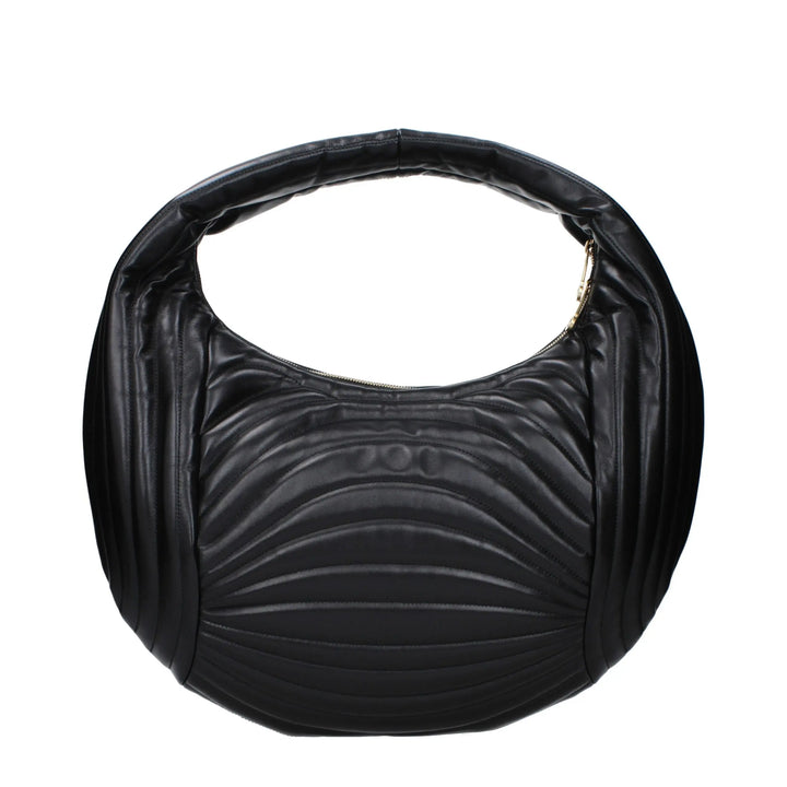Black Leather Handbag Salvatore Ferragamo