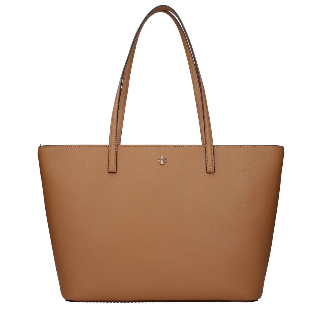 Brown Leather Shoulder Bag Tory Burch