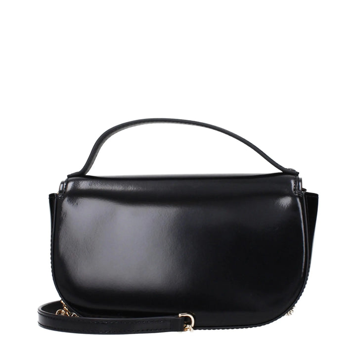 Black Leather Handbag Tory Burch