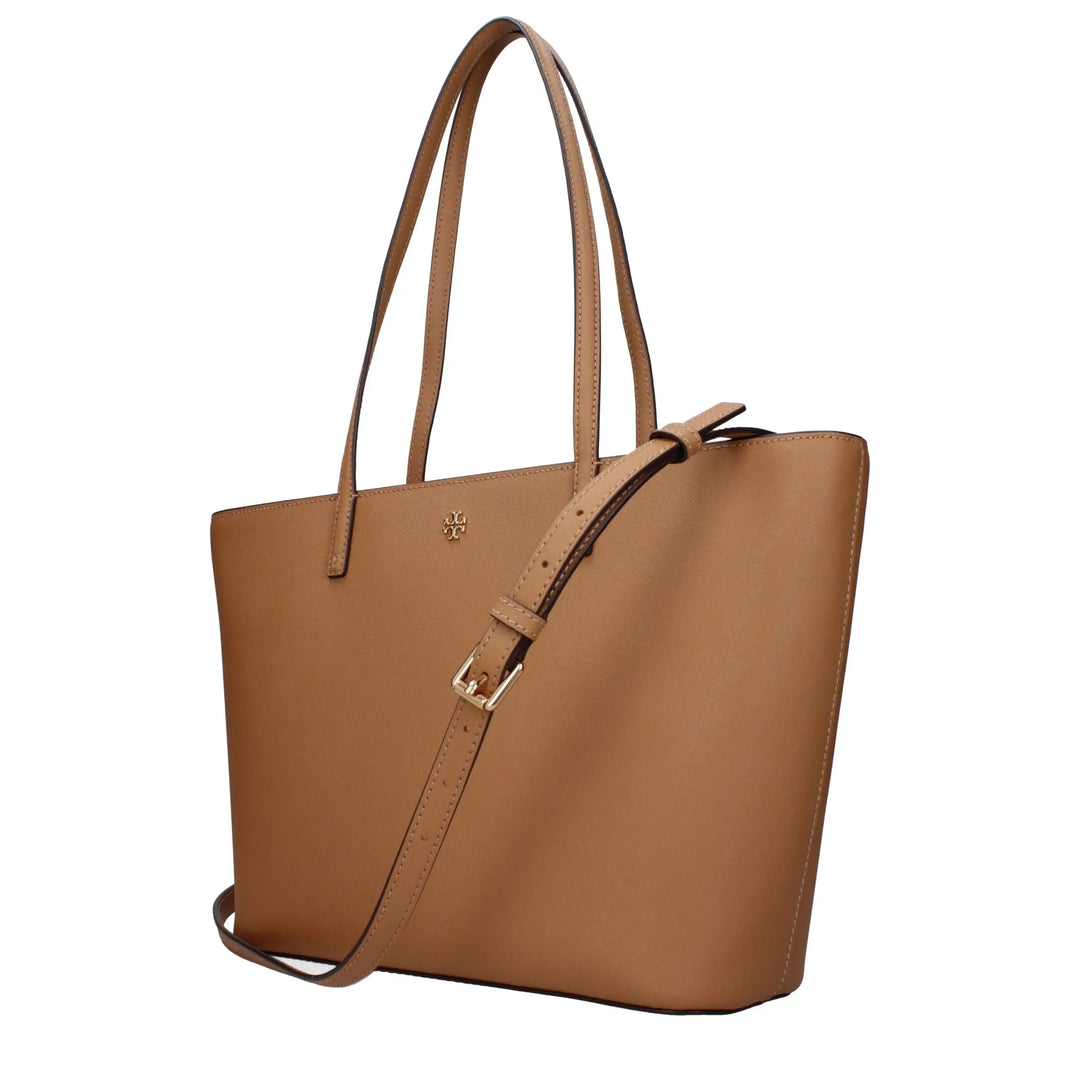 Brown Leather Shoulder Bag Tory Burch