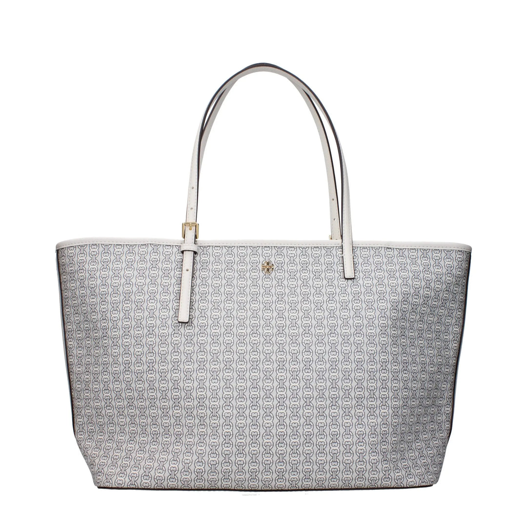 Beige Leather Shoulder Bag Tory Burch