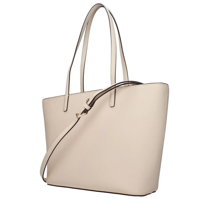 Beige Leather Shoulder Bag Tory Burch