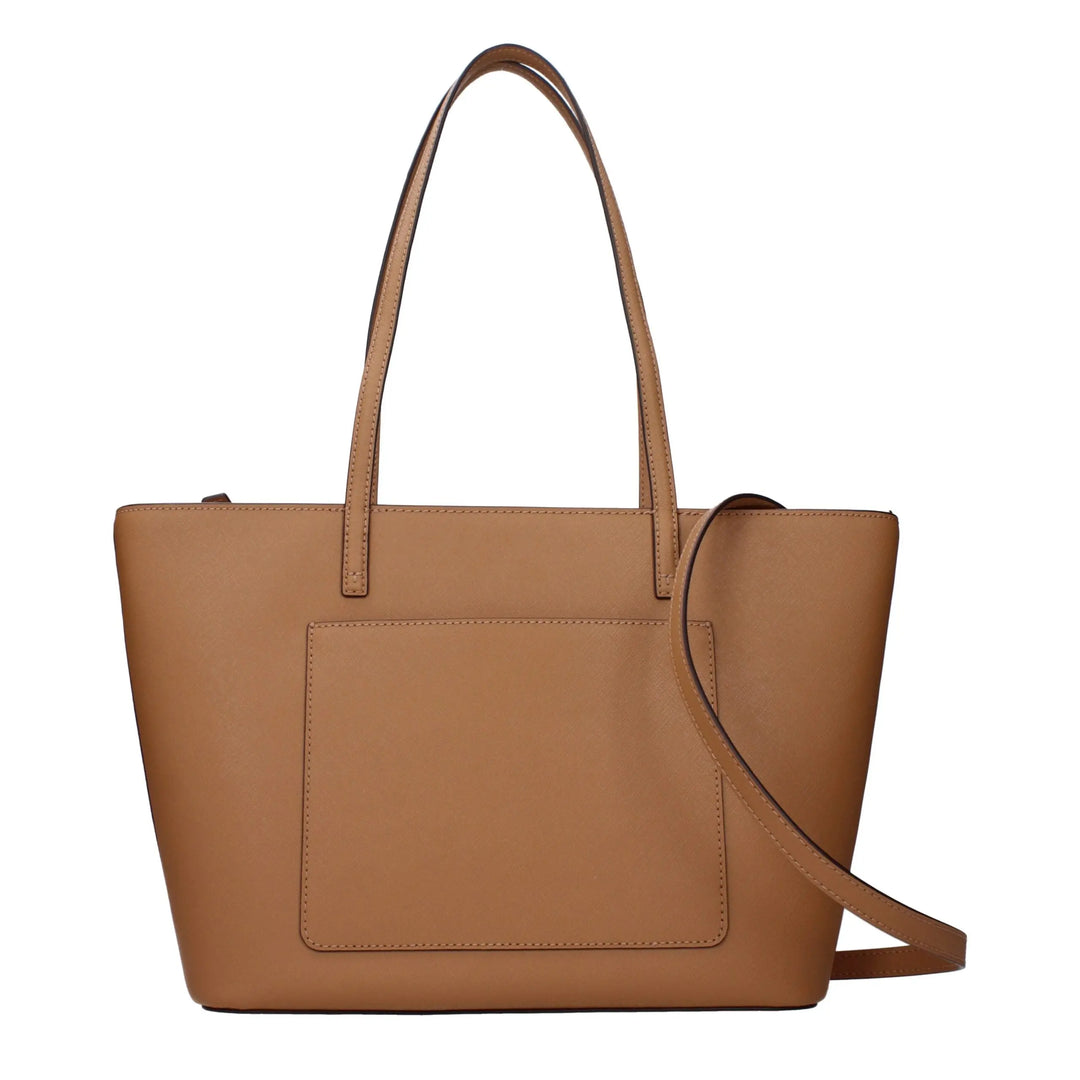 Brown Leather Shoulder Bag Tory Burch