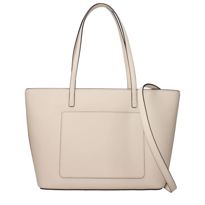 Beige Leather Shoulder Bag Tory Burch