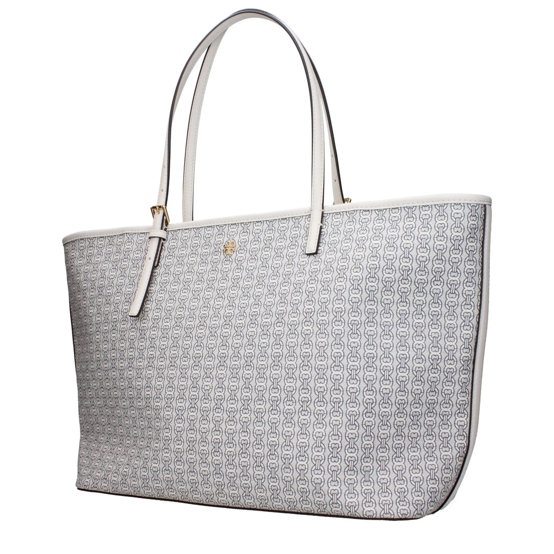 Beige Leather Shoulder Bag Tory Burch