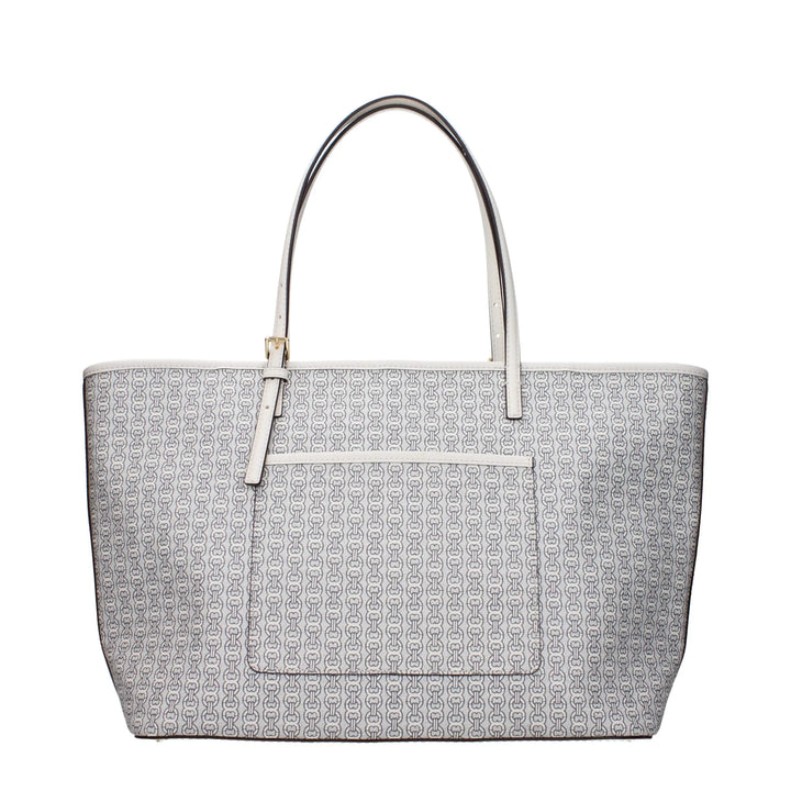 Beige Leather Shoulder Bag Tory Burch