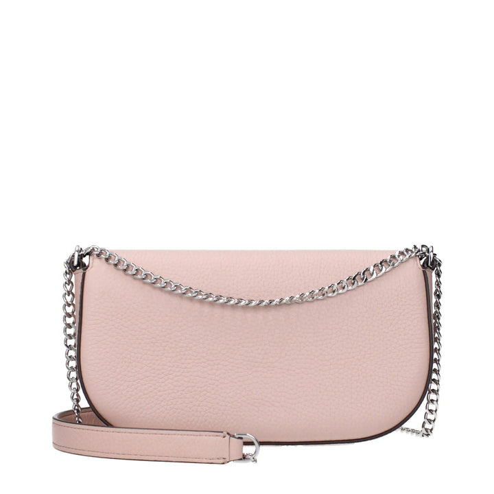 Pink Leather Crossbody Bag Tory Burch