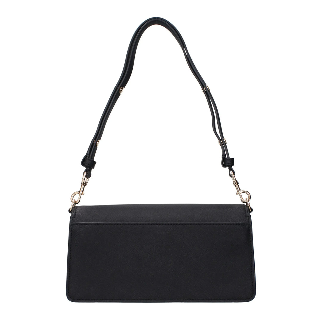 Black Leather Shoulder Bag Tory Burch