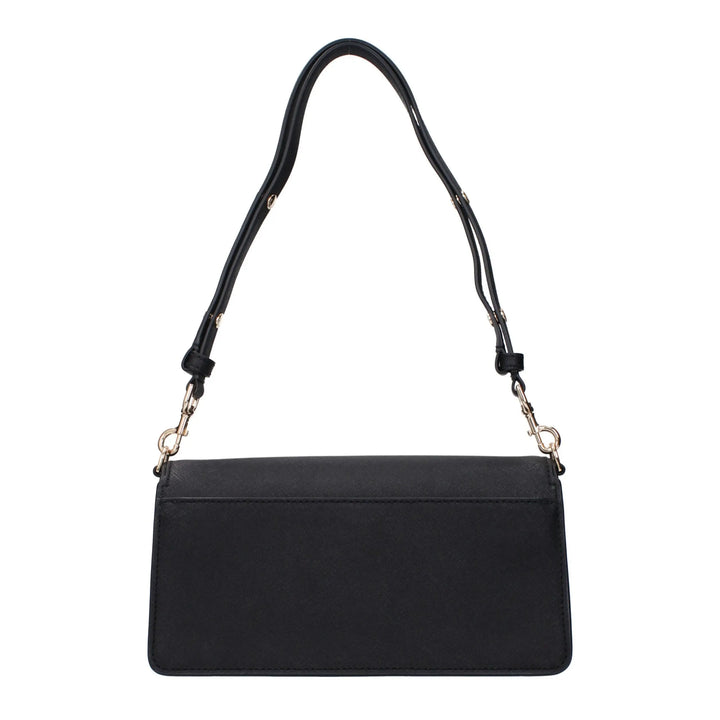 Black Leather Shoulder Bag Tory Burch