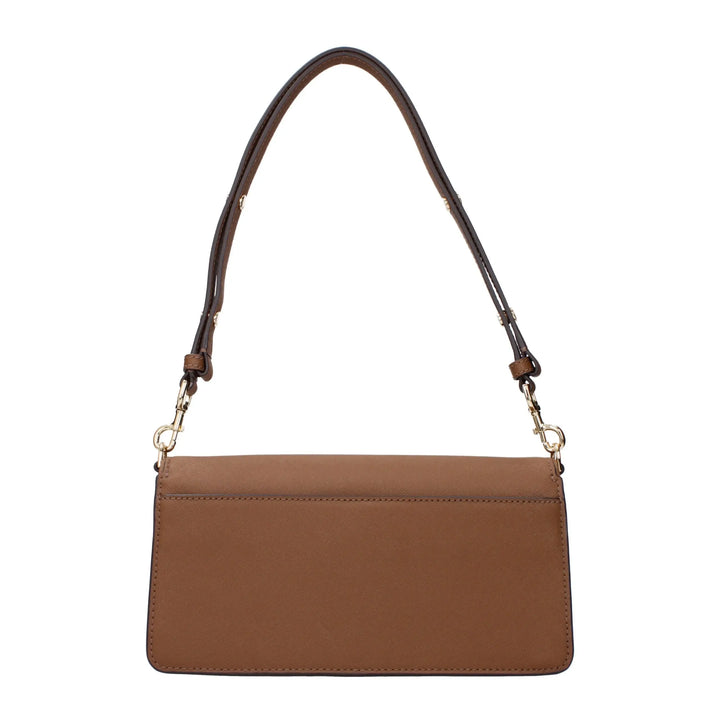 Brown Leather Shoulder Bag Tory Burch