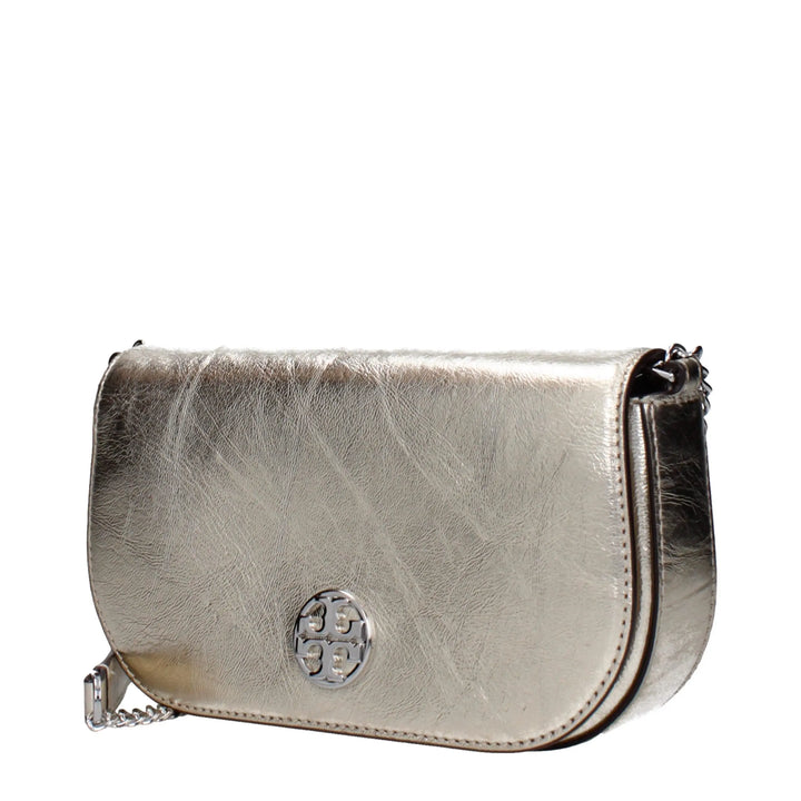 Gold Leather Crossbody Bag Tory Burch