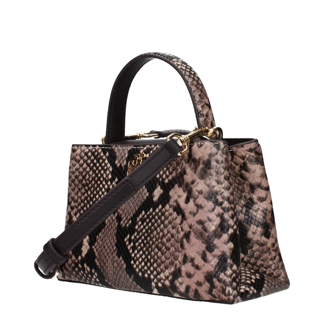 Pink Leather Handbag Tory Burch