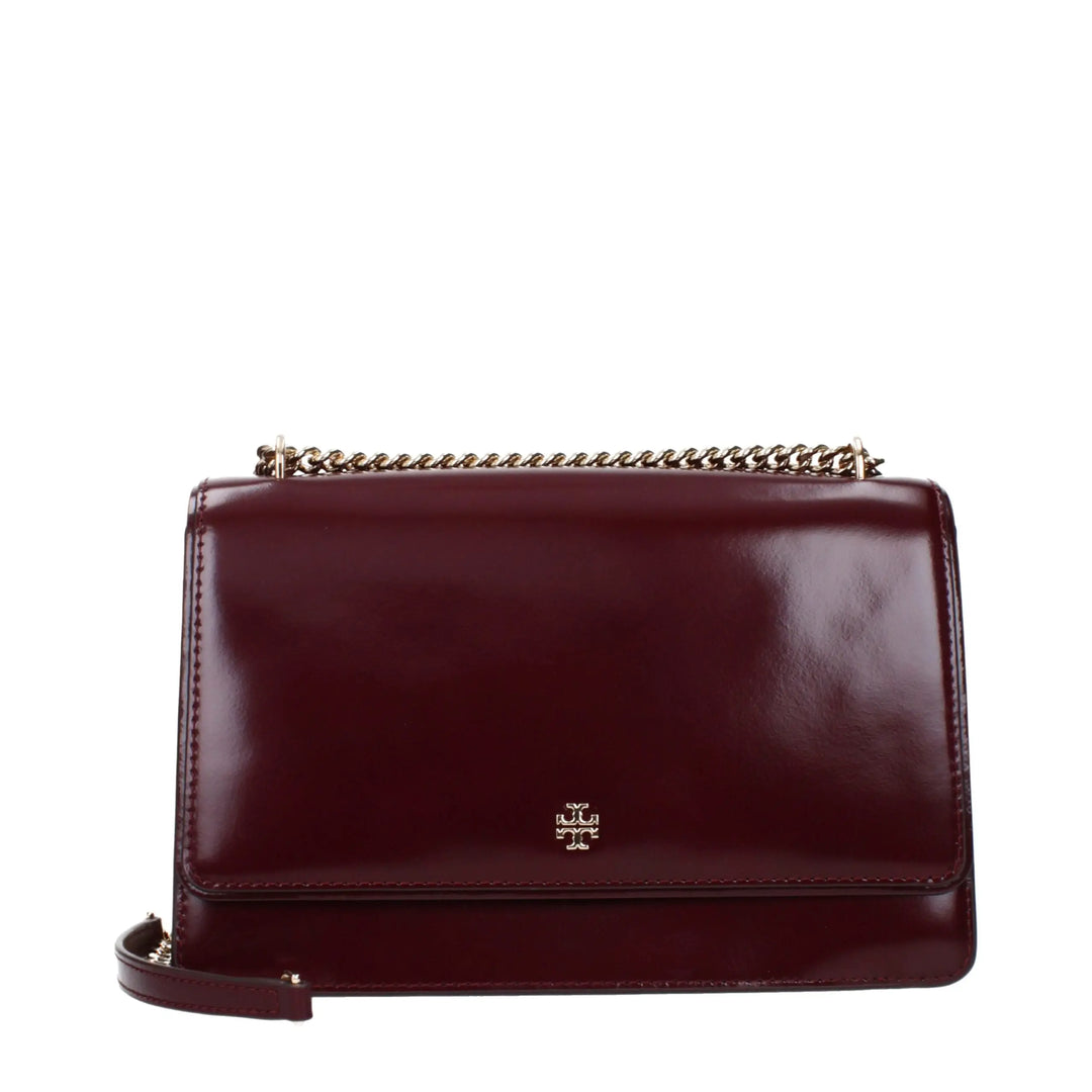 Red Leather Crossbody Bag Tory Burch
