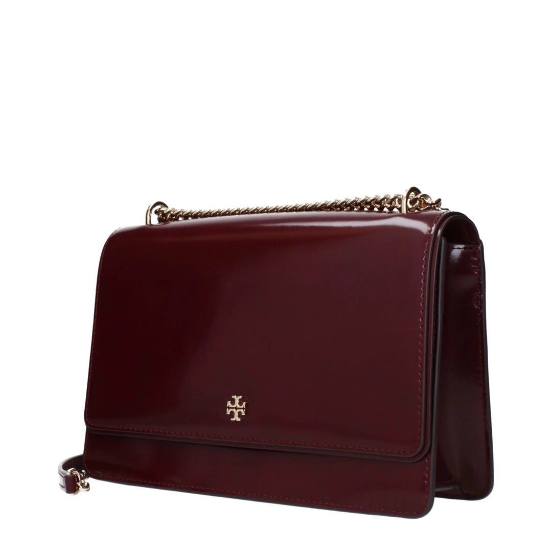 Red Leather Crossbody Bag Tory Burch