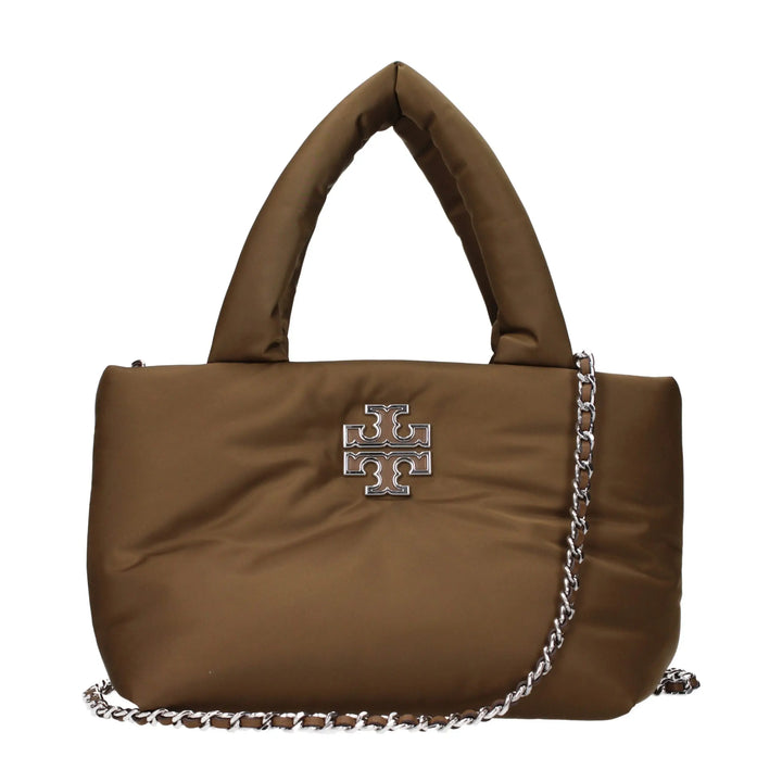 Brown Fabric Handbag Tory Burch