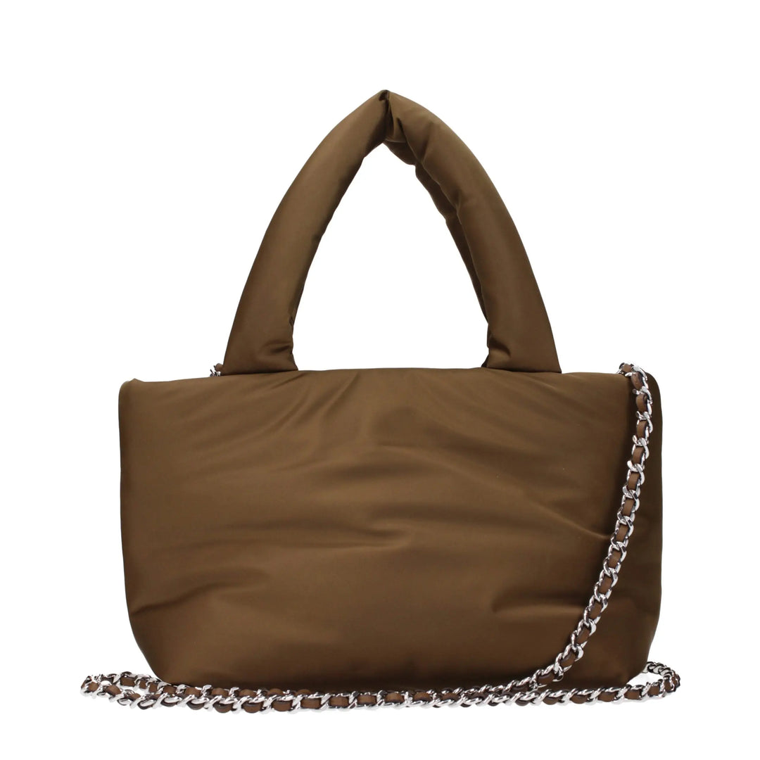 Brown Fabric Handbag Tory Burch