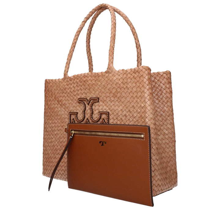 Pink Leather Shoulder Bag Tory Burch