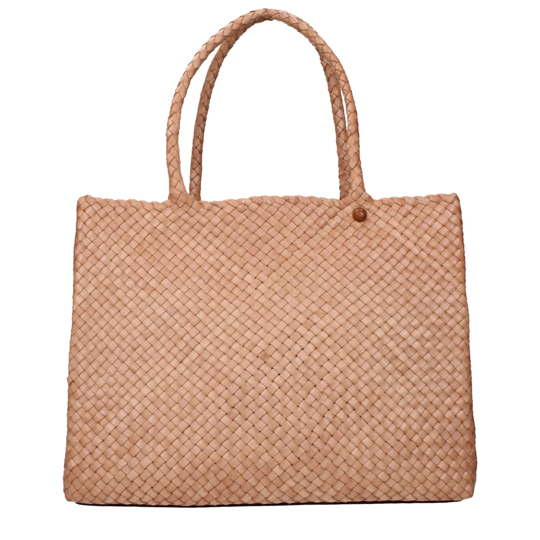 Pink Leather Shoulder Bag Tory Burch