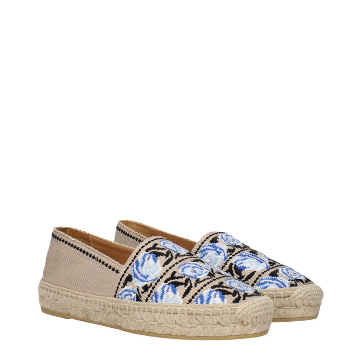 Beige Fabric Espadrilles Prada