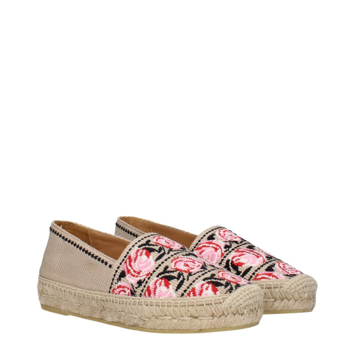 Beige Fabric Espadrilles Prada