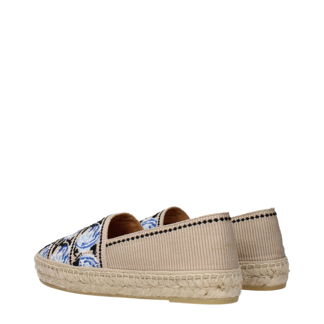 Beige Fabric Espadrilles Prada