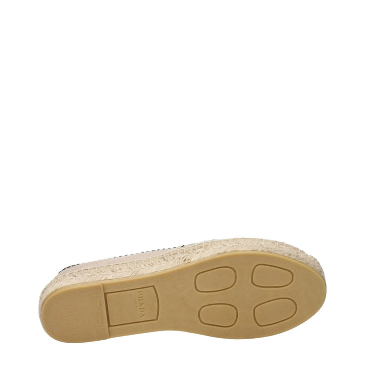 Beige Fabric Espadrilles Prada