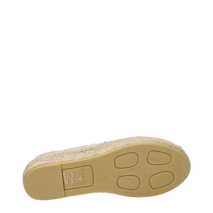 Beige Fabric Espadrilles Prada