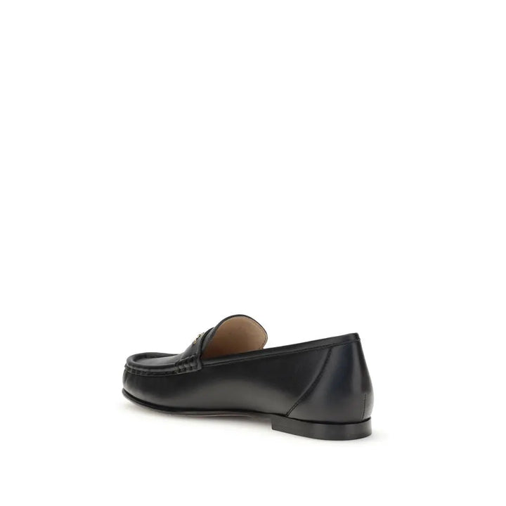 Black Calf Leather Bos Taurus Slip-On Loafers Chloé