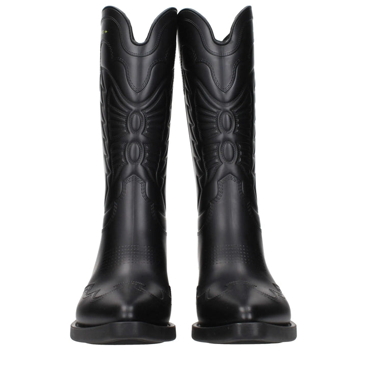 Black Cotton Boots Christian Dior