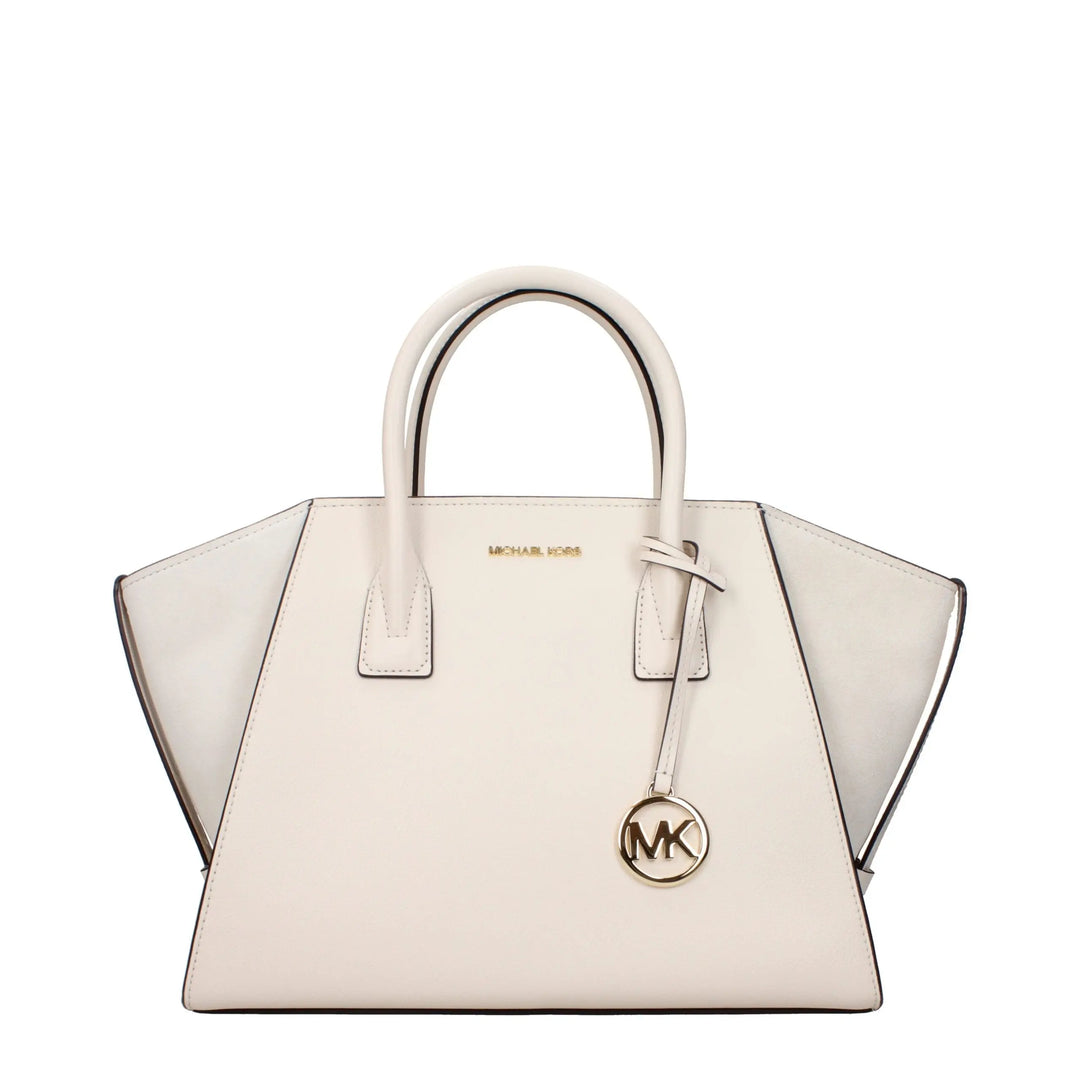 Beige Leather Handbag Michael Kors