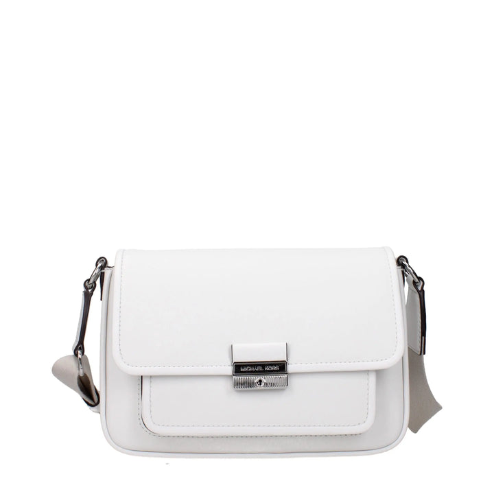 White Leather Crossbody Bag Michael Kors