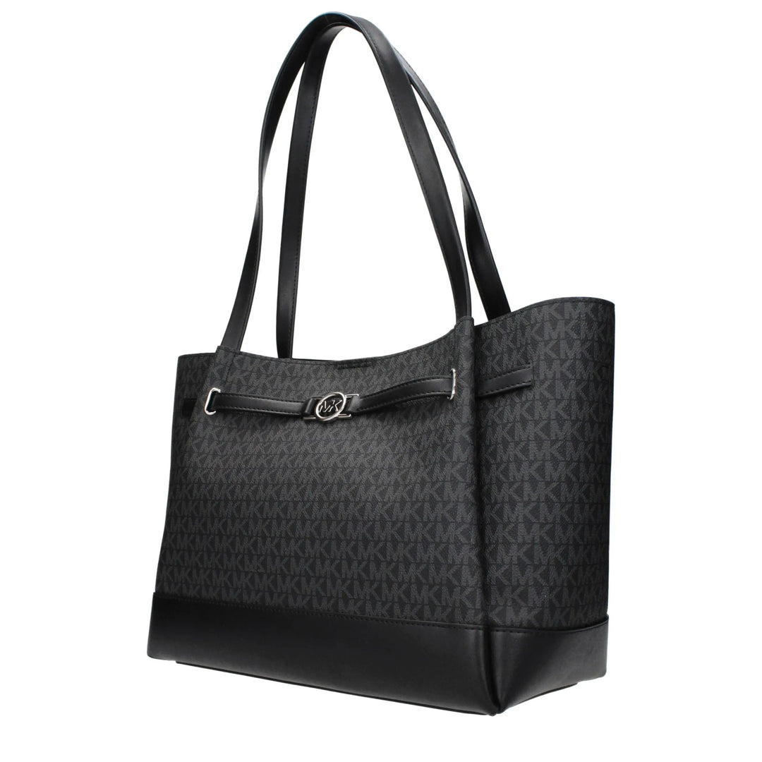 Black Fabric Shoulder Bag Michael Kors
