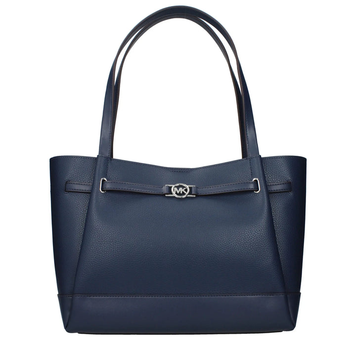 Blue Leather Shoulder Bag Michael Kors