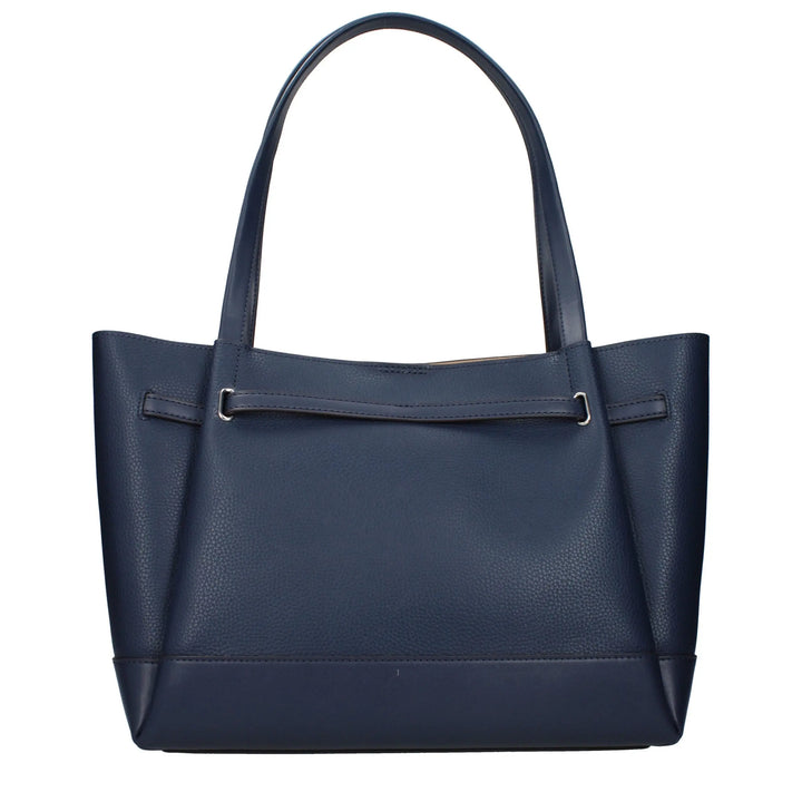 Blue Leather Shoulder Bag Michael Kors
