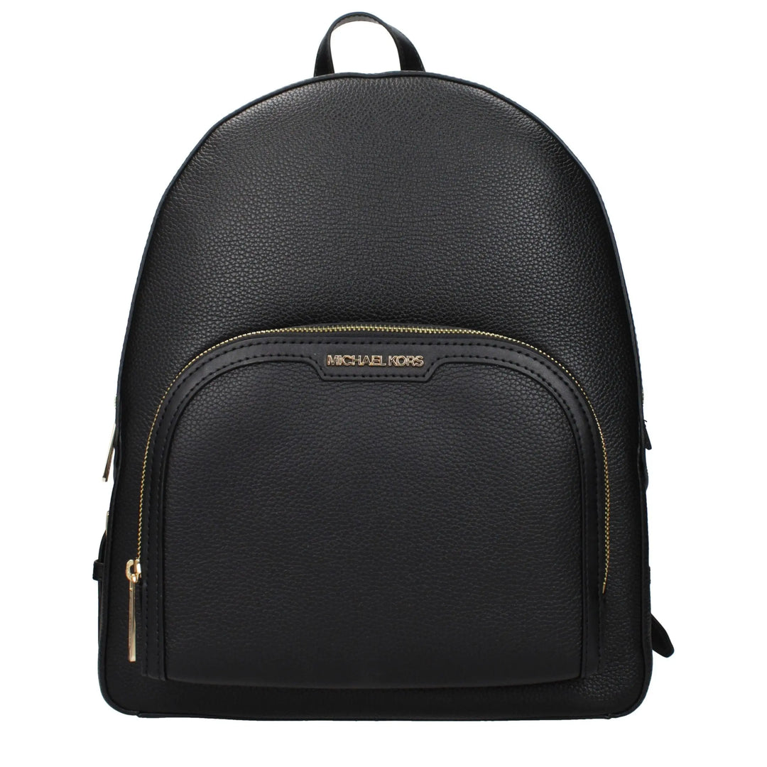 Black Leather Backpack Michael Kors