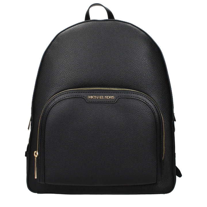 Black Leather Backpack Michael Kors