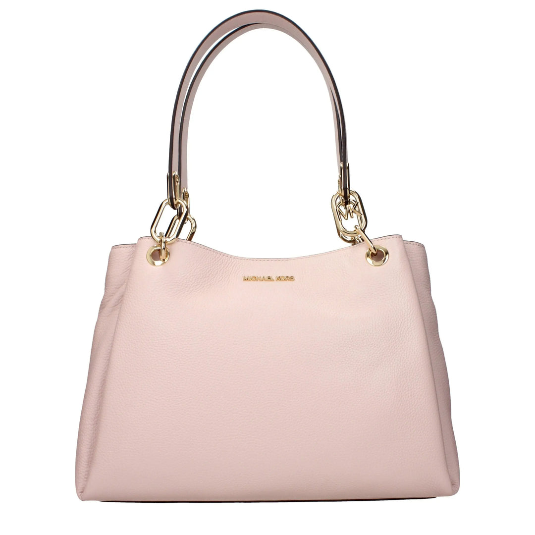 Pink Leather Shoulder Bag Michael Kors
