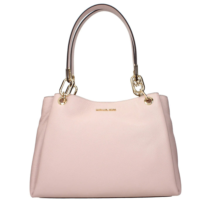 Pink Leather Shoulder Bag Michael Kors
