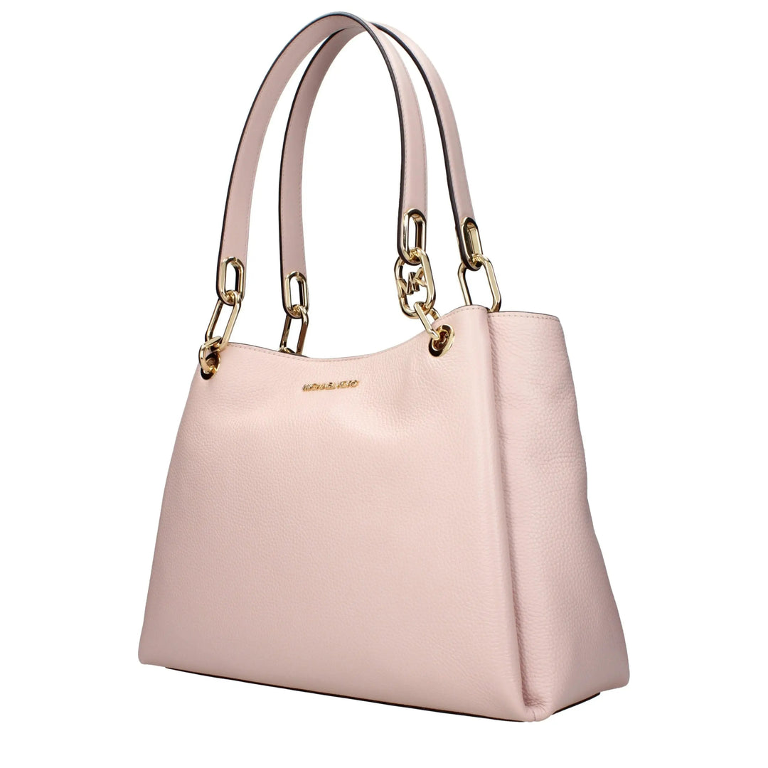 Pink Leather Shoulder Bag Michael Kors