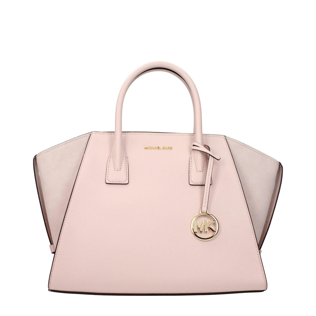 Pink Leather Handbag Michael Kors