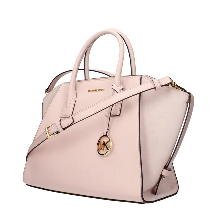 Pink Leather Handbag Michael Kors