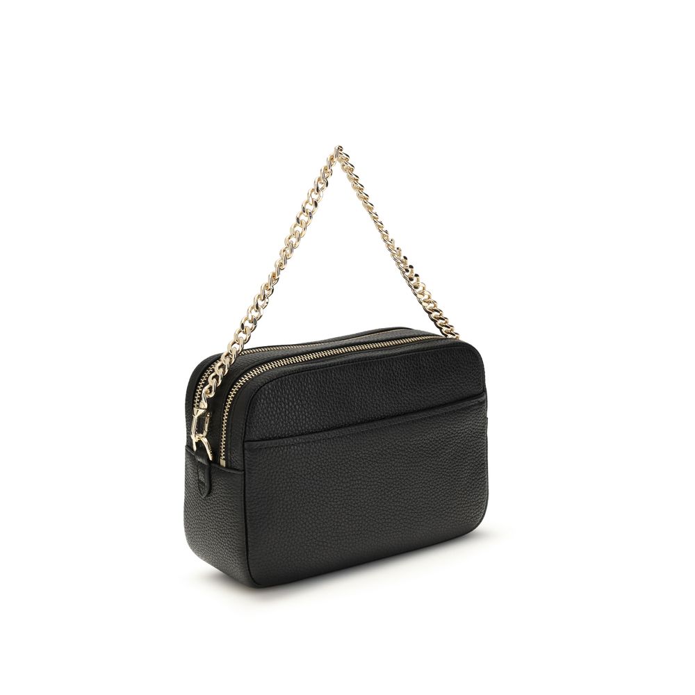 Black Calf Leather Bos Taurus Shoulder Bag Michael Kors