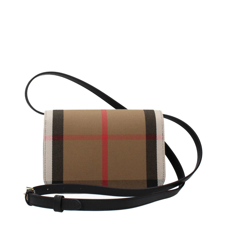Beige Fabric Clutch Bag Burberry