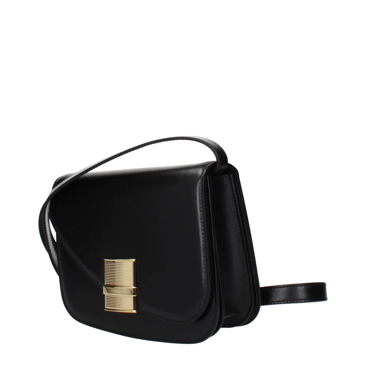 Black Leather Crossbody Bag Salvatore Ferragamo